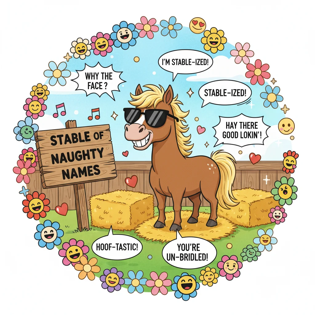 Dirty Horse Names Puns