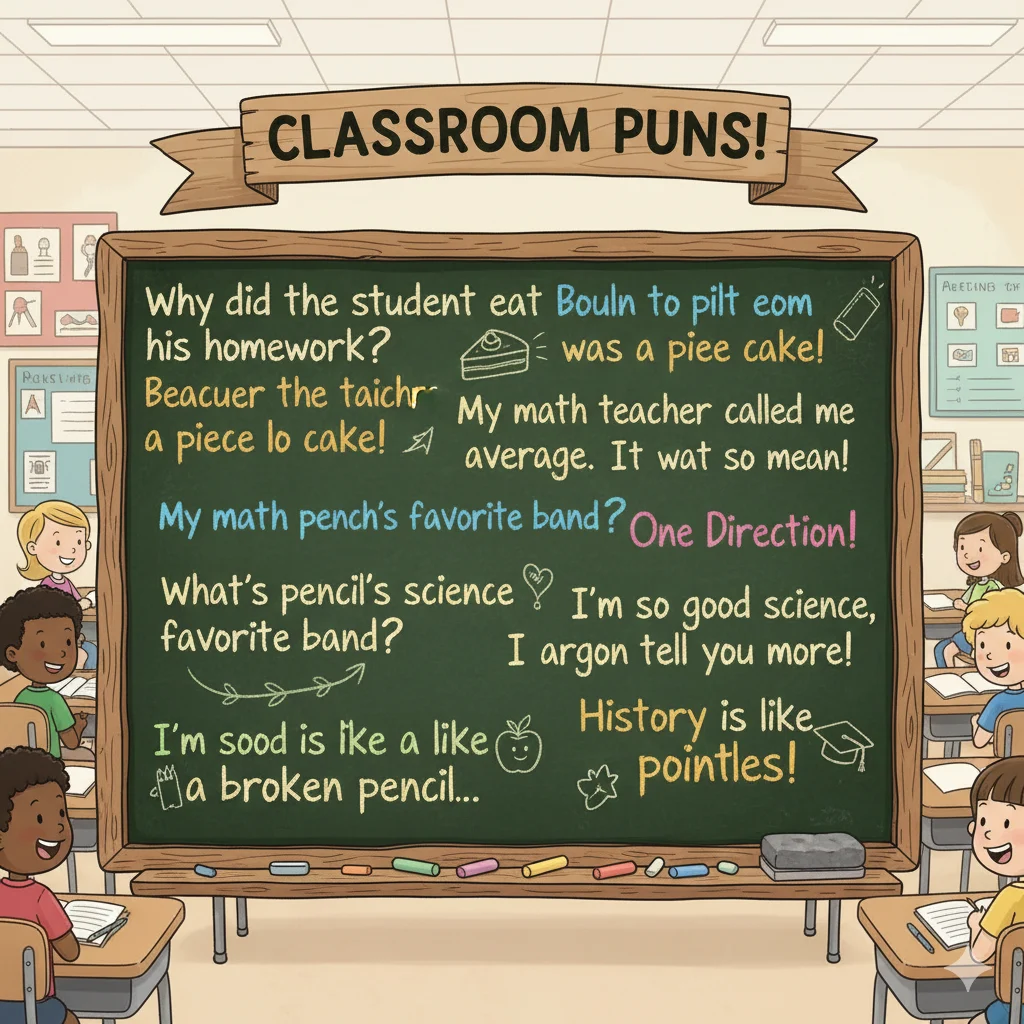 Funny School Puns 