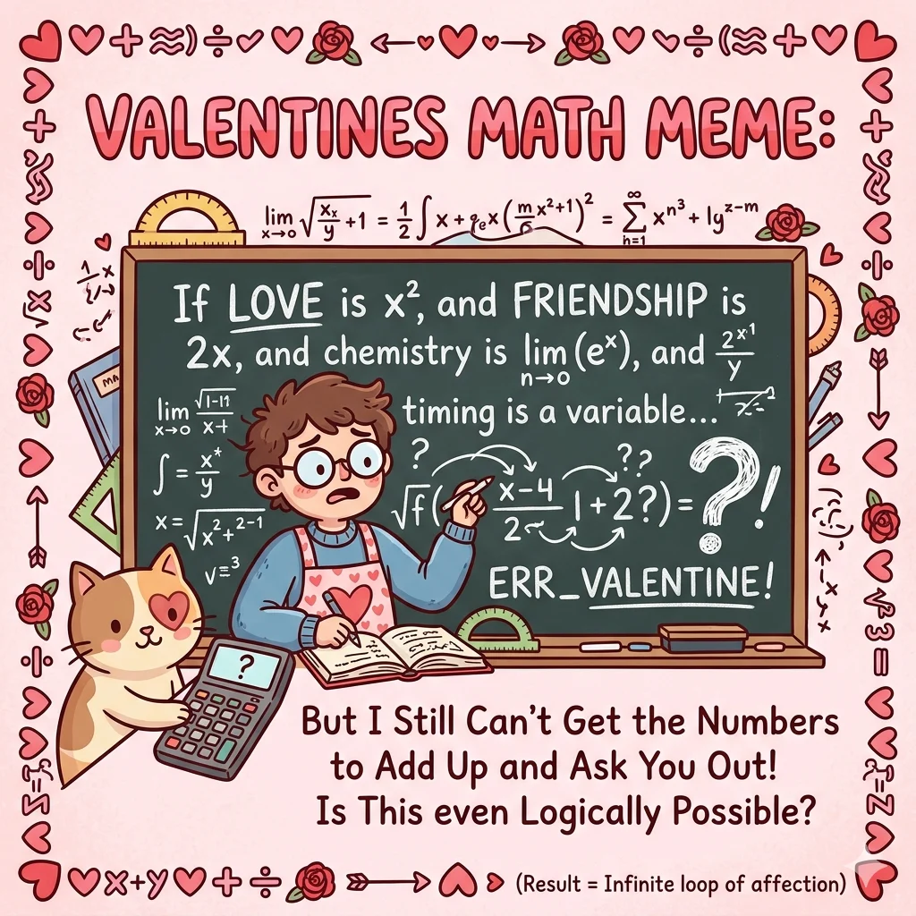 Math Valentines Puns