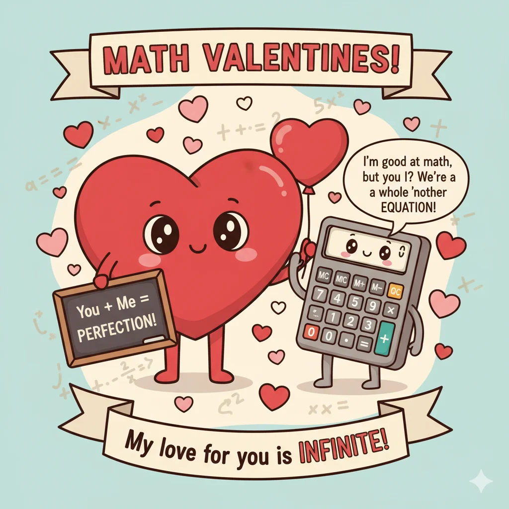 Math Valentines Puns