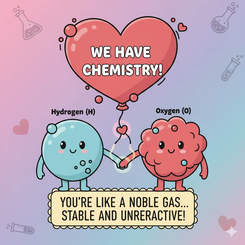 Chemistry Valentines Puns