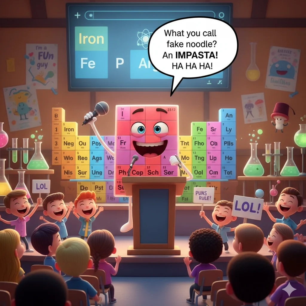 Periodic Table of Elements Puns 