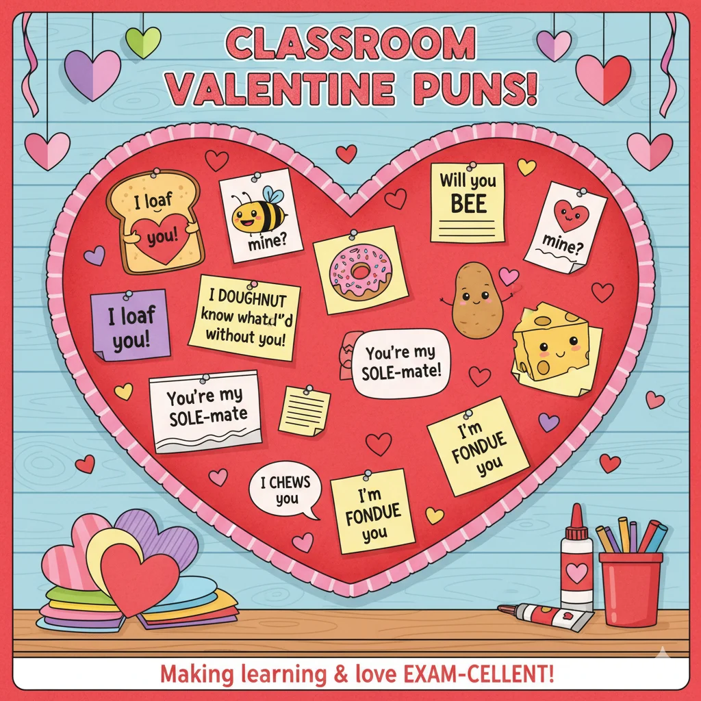 Valentine Classroom Puns