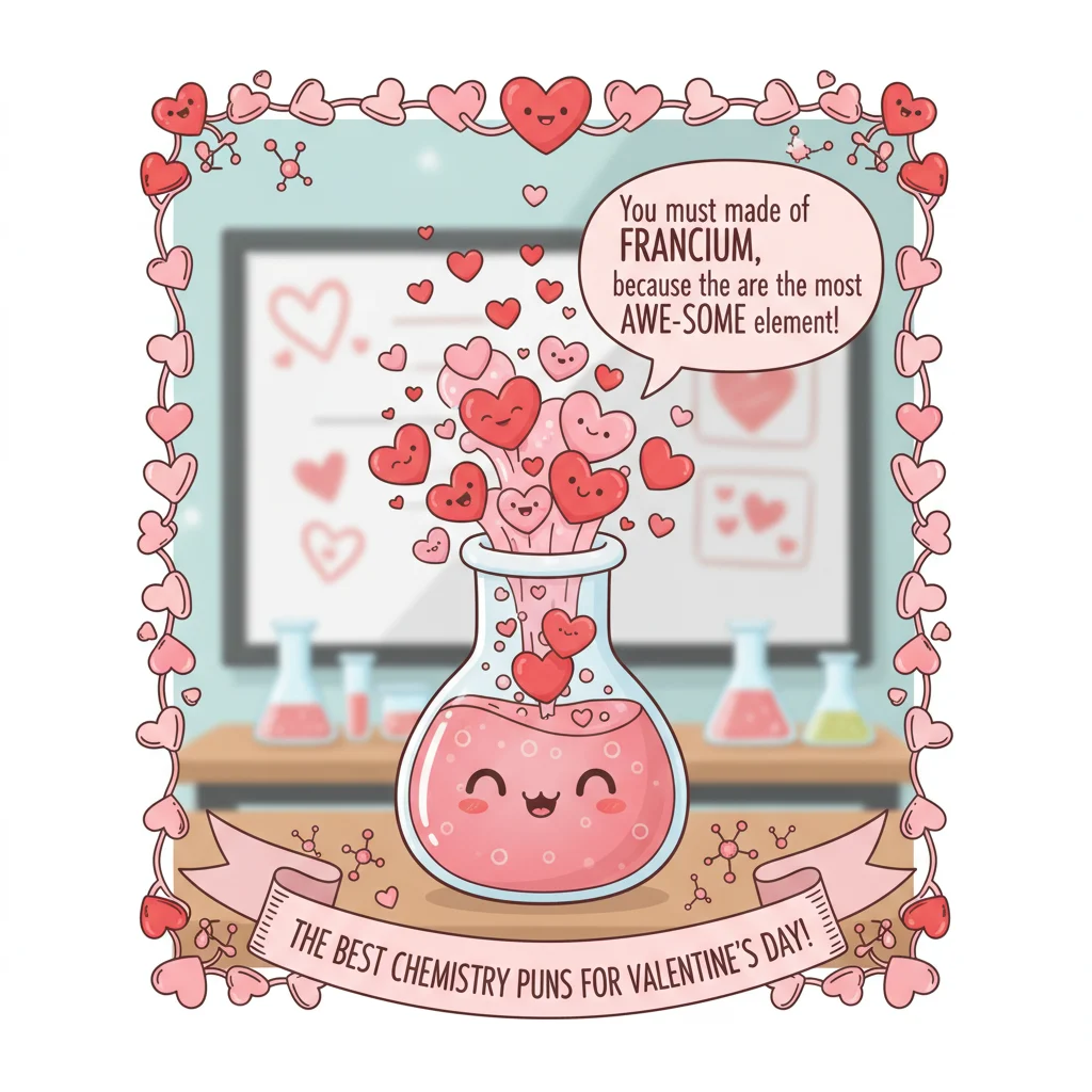 Chemistry Valentines Puns