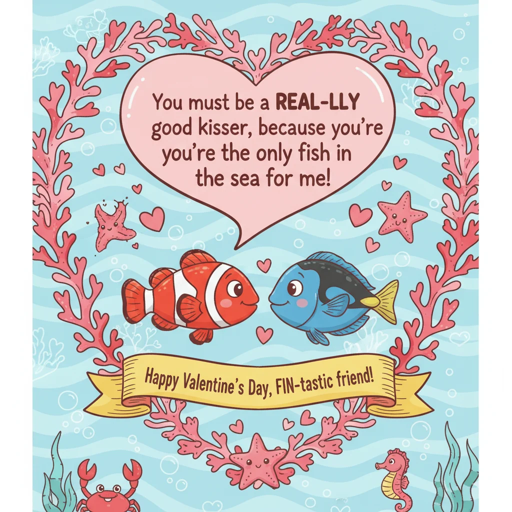 Fish Valentines Puns 
