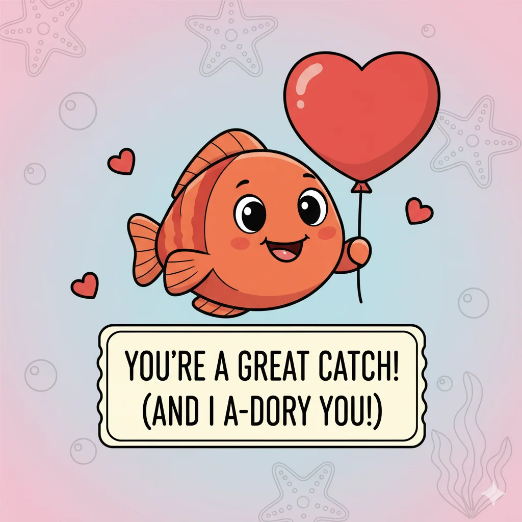 Fish Valentines Puns