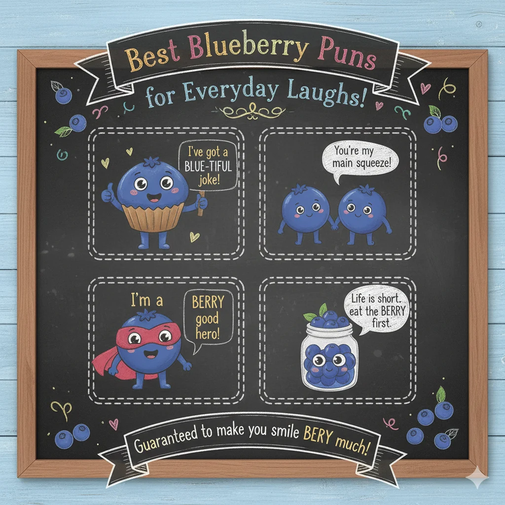 Blueberry Puns 
