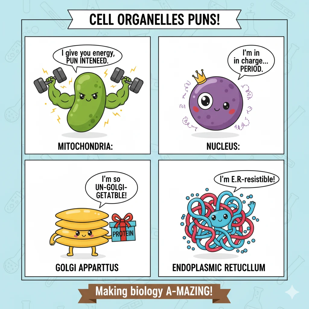 Cell Organelles Puns