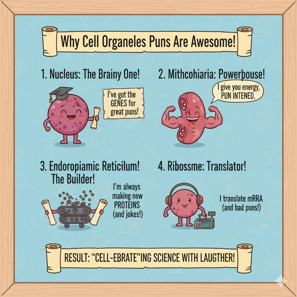 Cell Organelles Puns