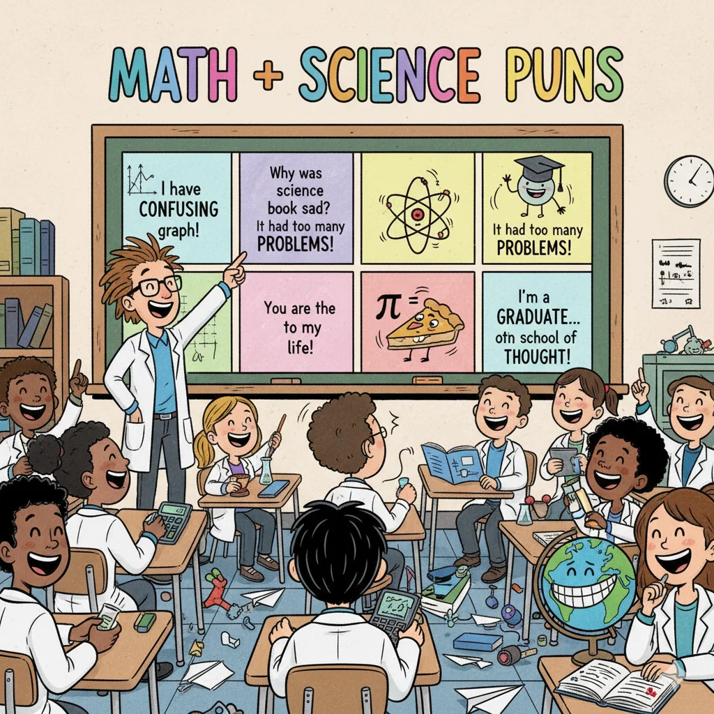 Math / Science Classroom Puns