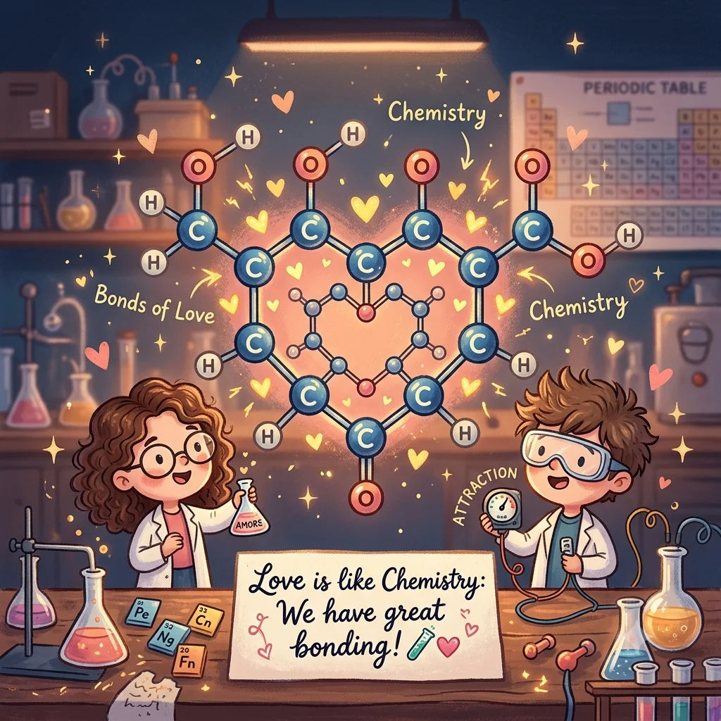 Chemistry Valentines Puns