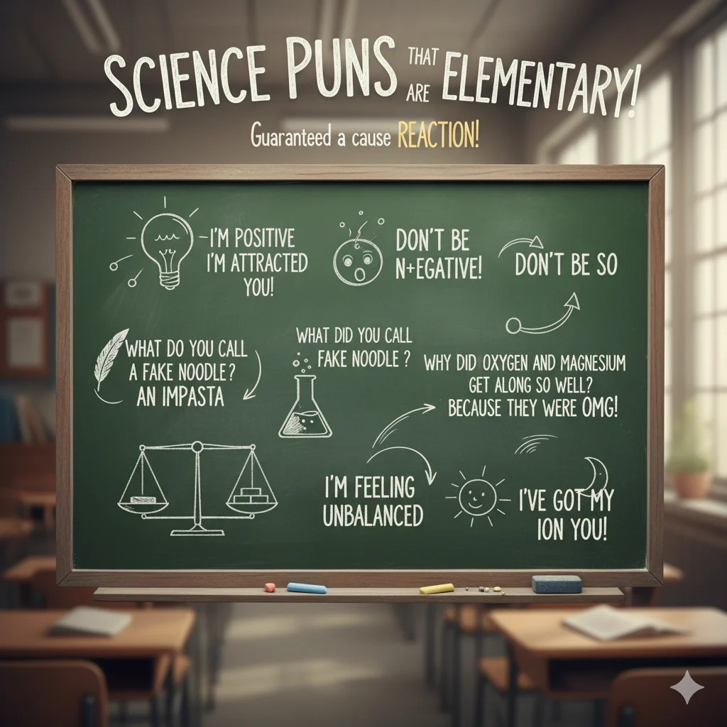 Periodic Table of Elements Puns 