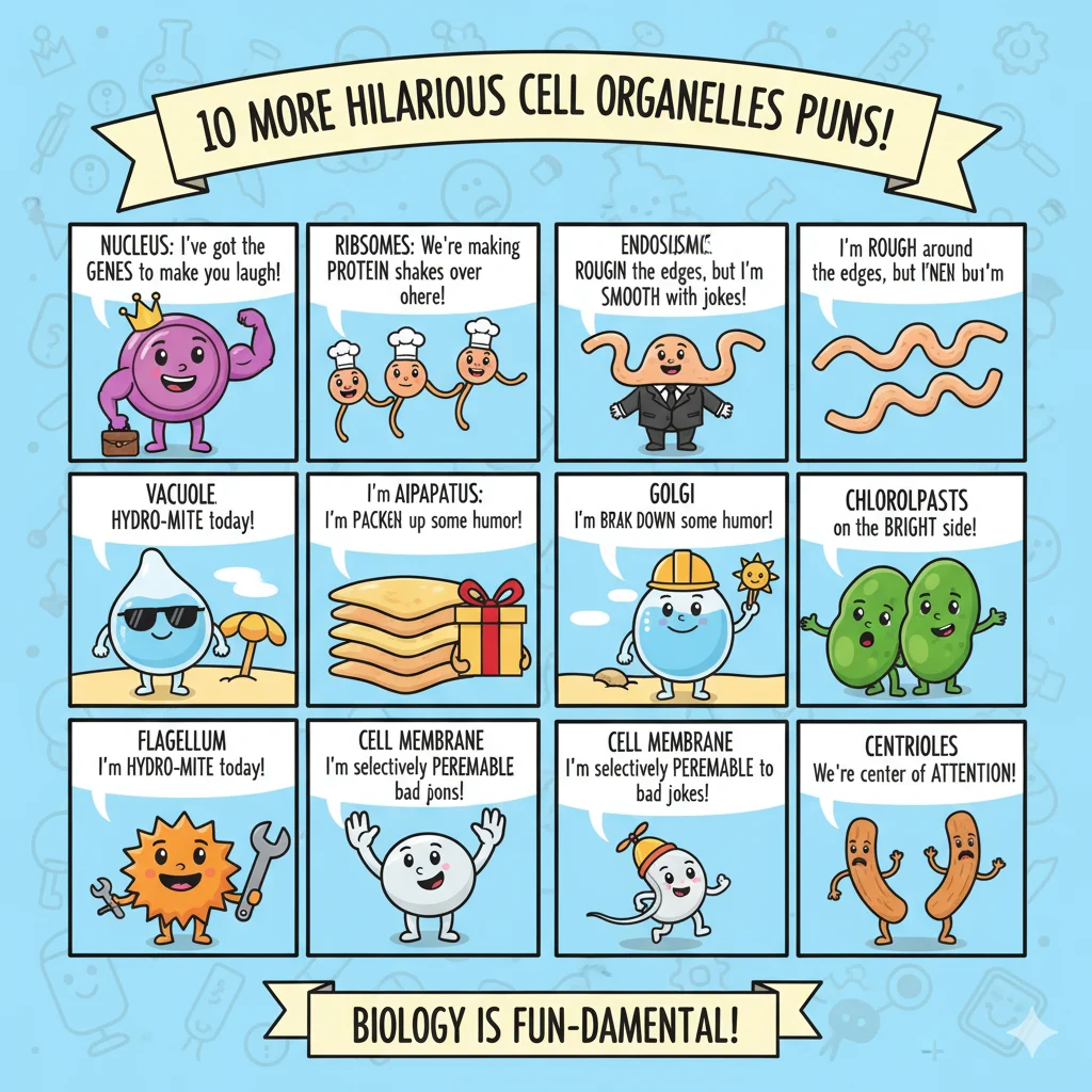 Cell Organelles Puns