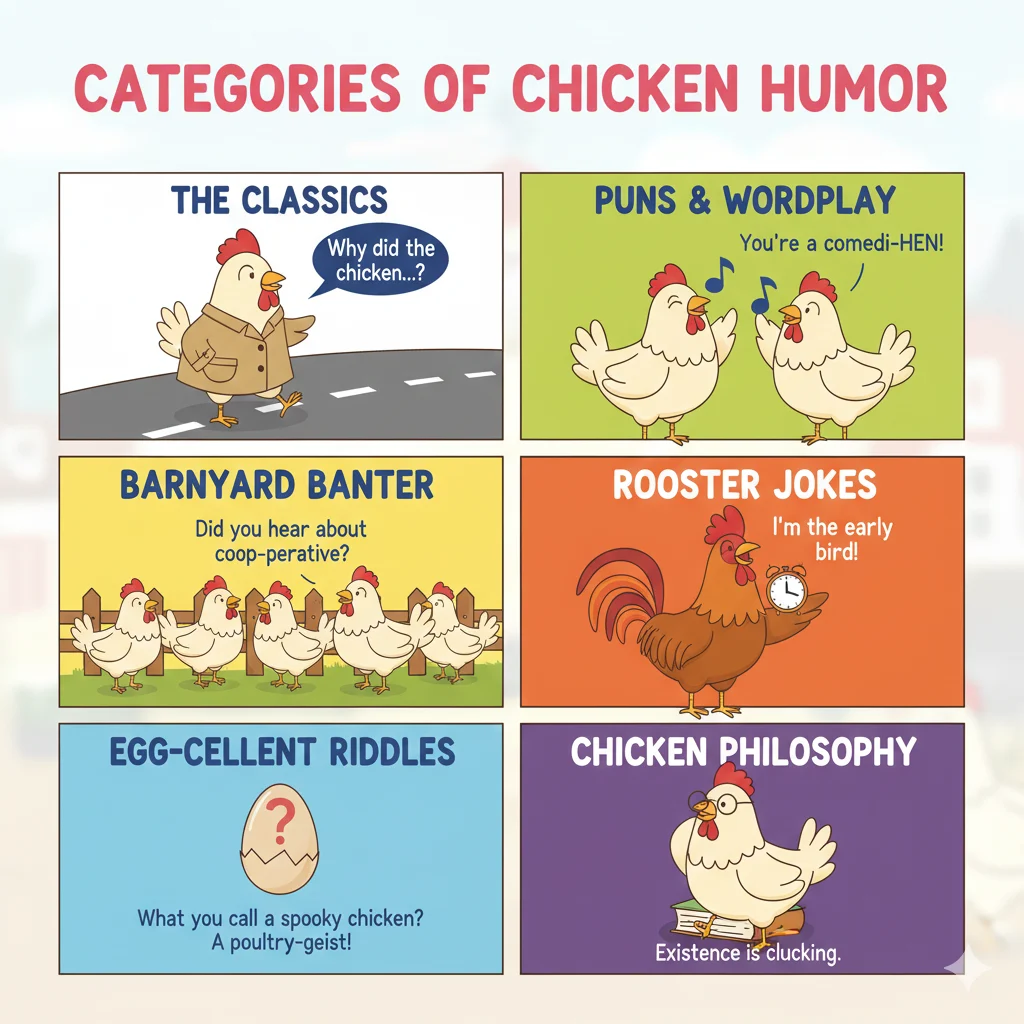 Categories of Chicken Humor