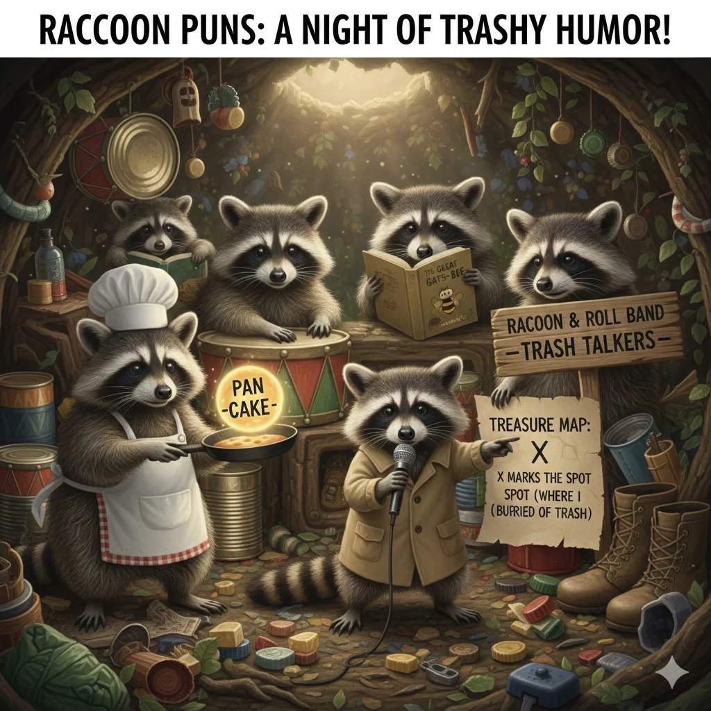 Raccoon Puns