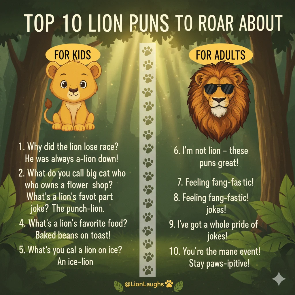 Lion Puns