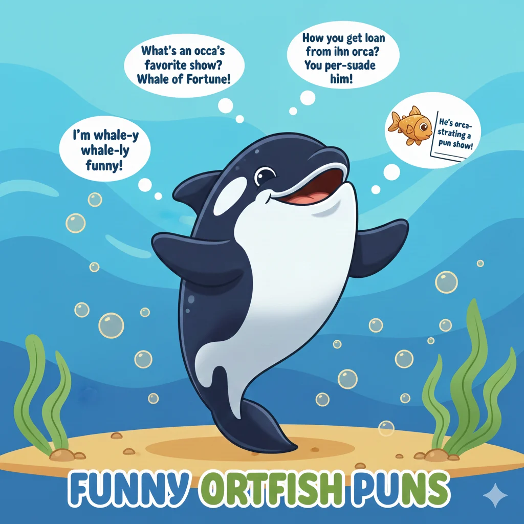 Orca Puns to Make a Splash Online