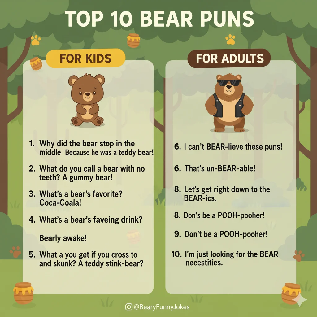 Bear Puns 