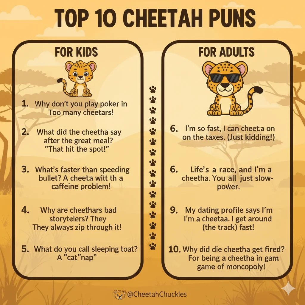 Cheetah Puns