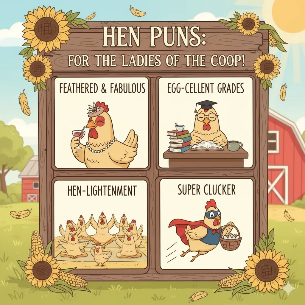 Hen Puns: For the Ladies of the Coop