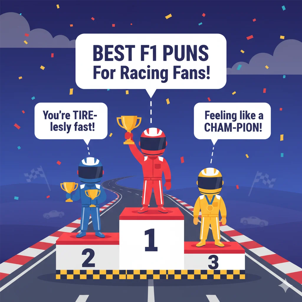f1 puns