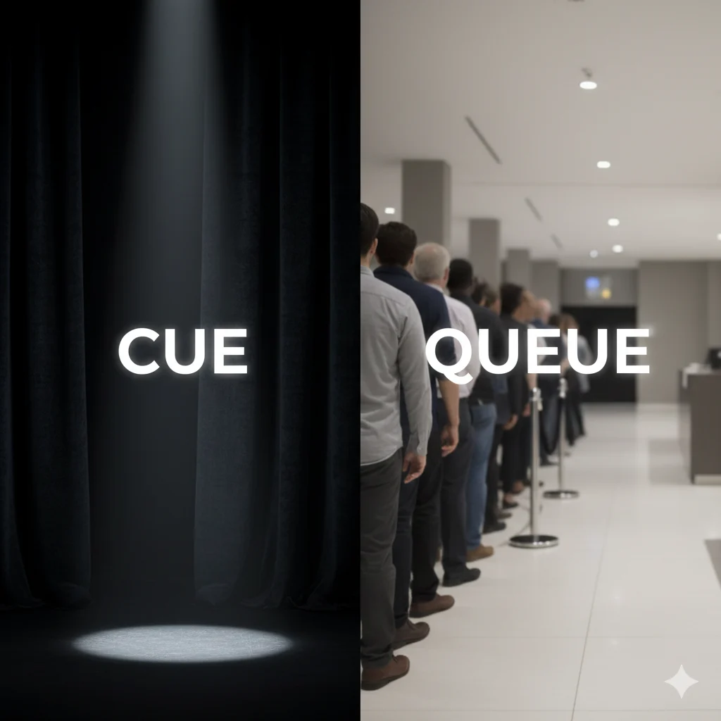 cues / queues