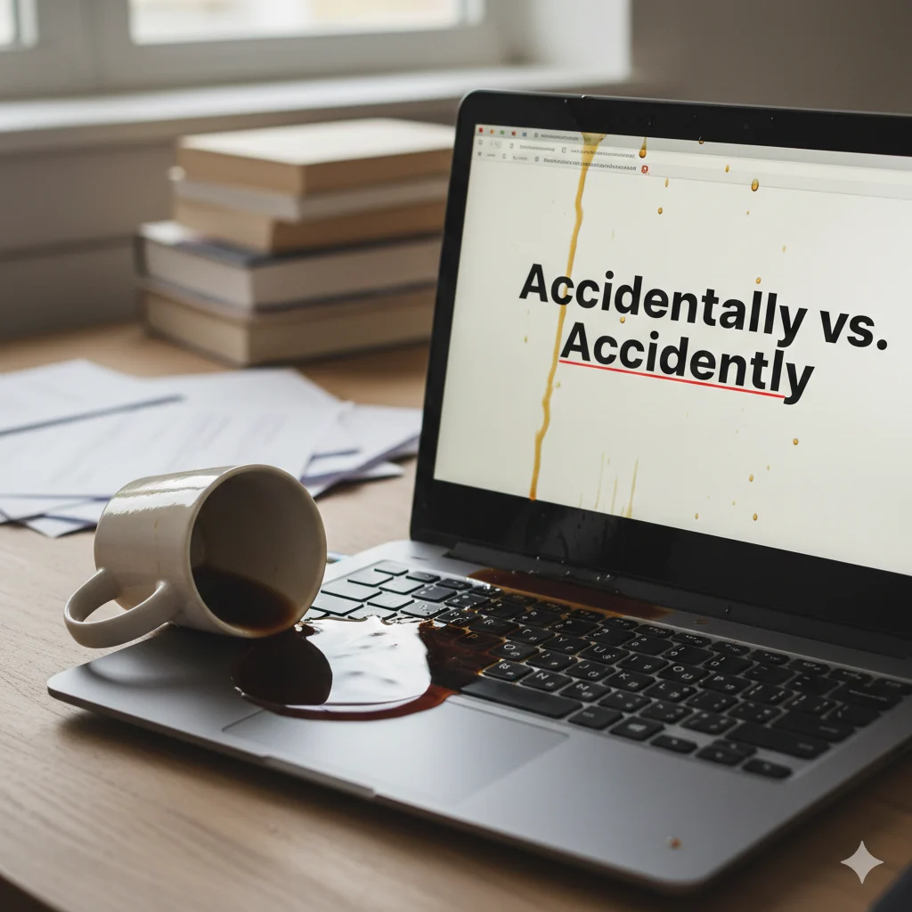 accidentally / accidently