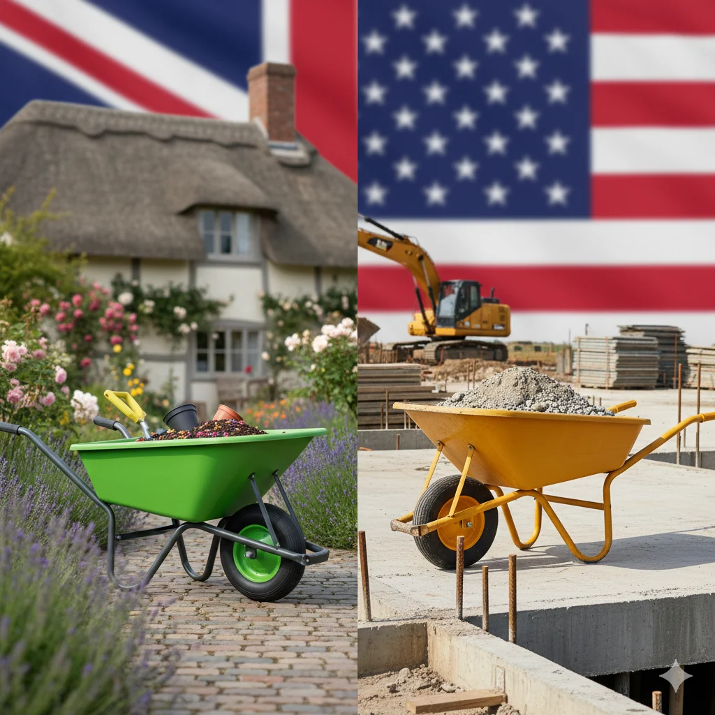 wheelbarrel or wheelbarrow