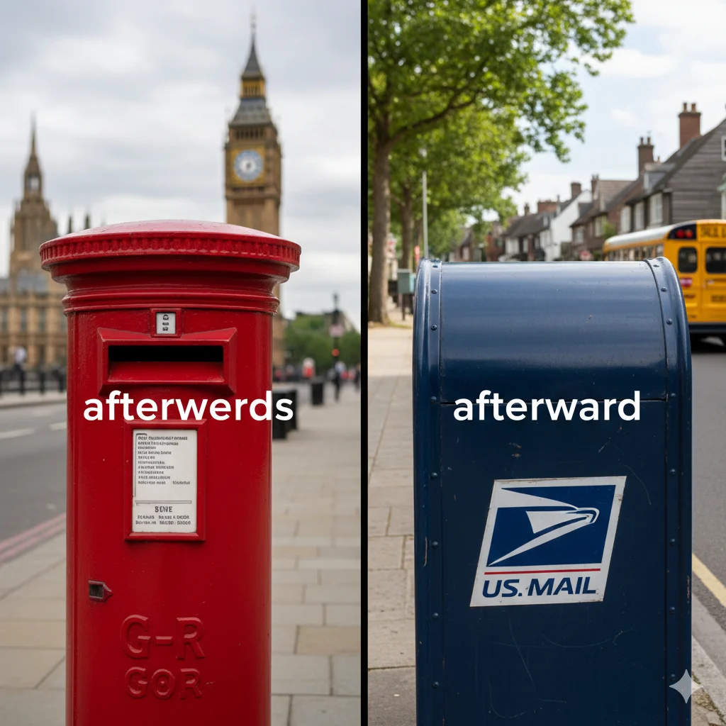 afterward / afterword