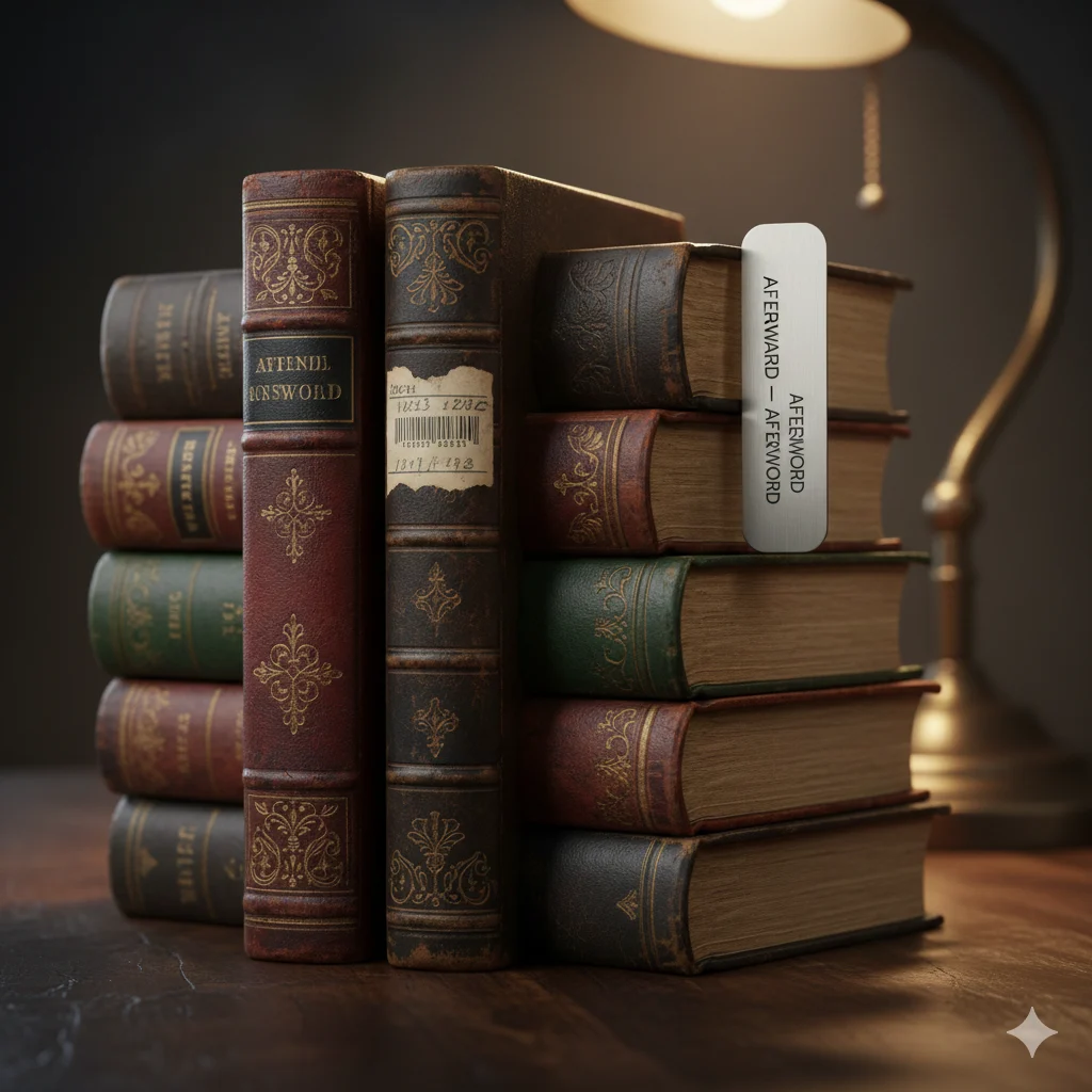 afterward / afterword