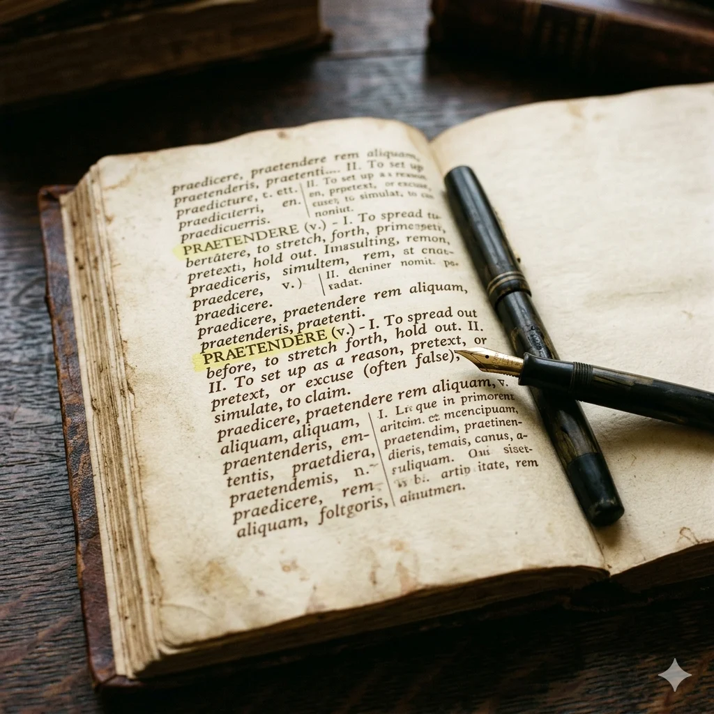 pretense or pretence