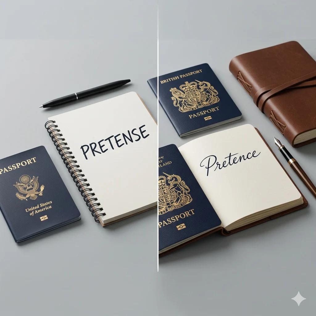 pretense or pretence