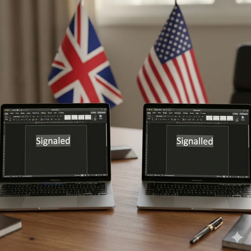 signalled or signaled