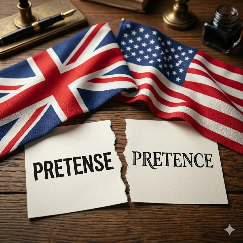 pretense or pretence