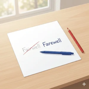 fairwell or farewell