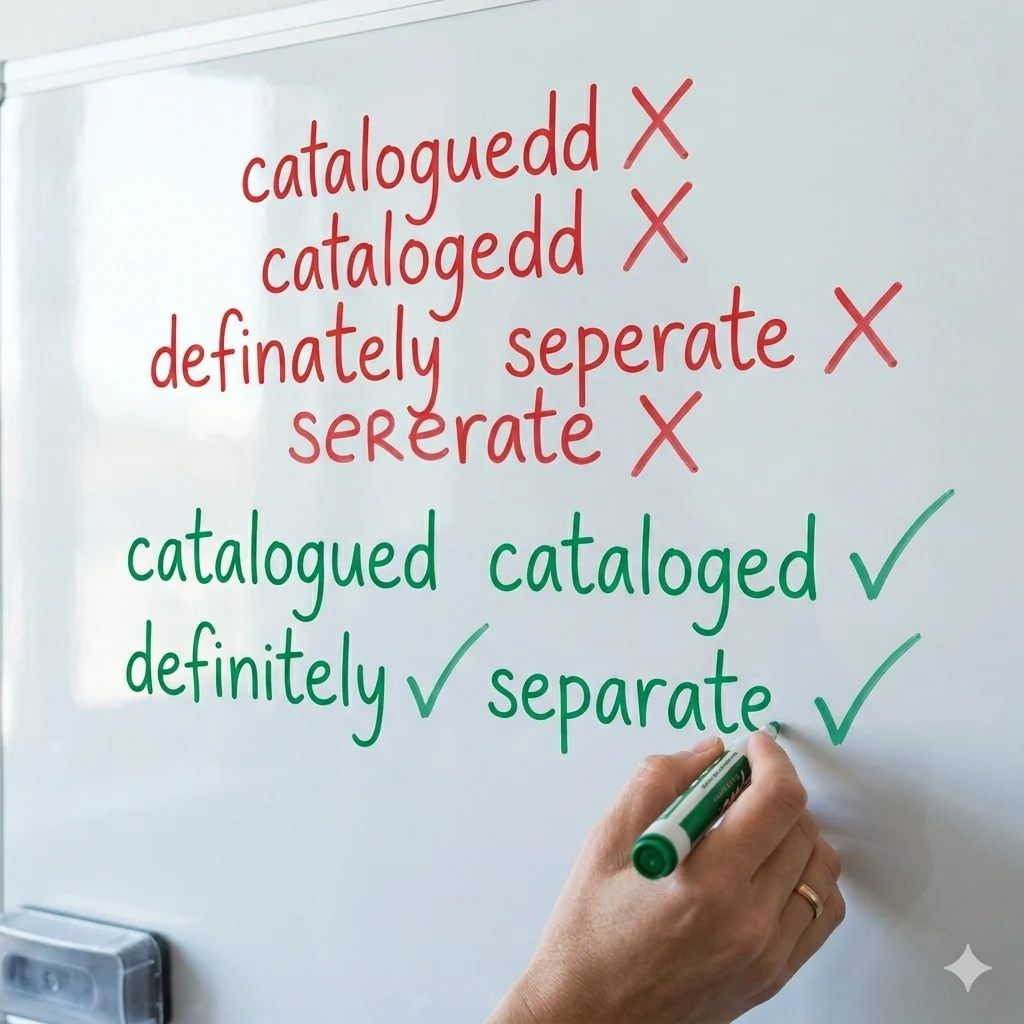 catalogued or cataloged