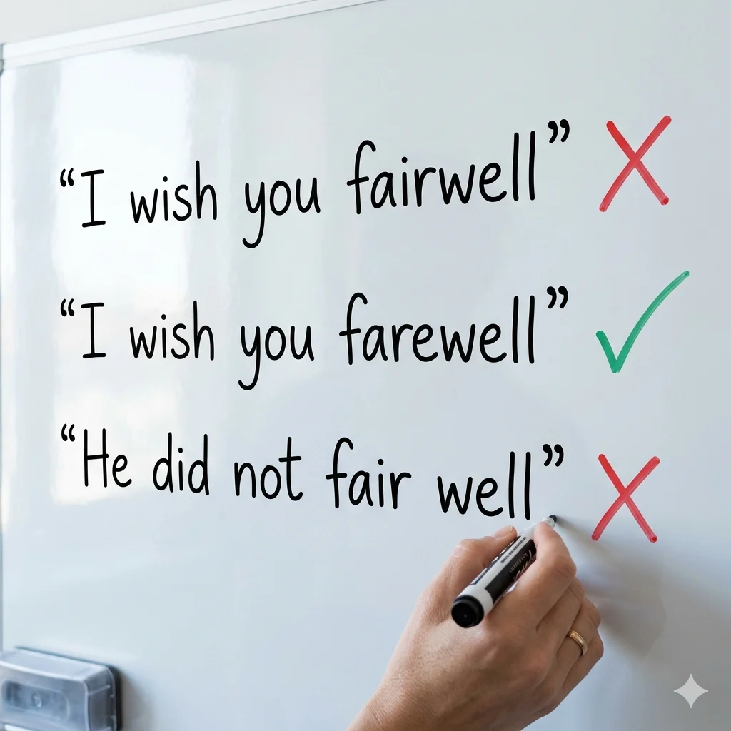 fairwell or farewell