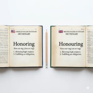 honouring or honoring