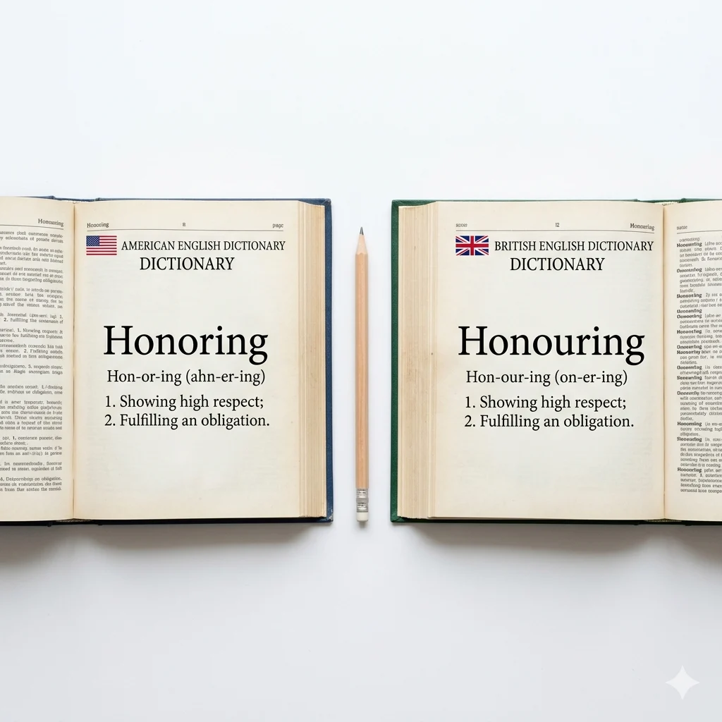 honouring or honoring